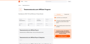 Tessera Naturals Affiliate Program Affiliate Program Website