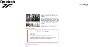 Reebok Affiliate Program